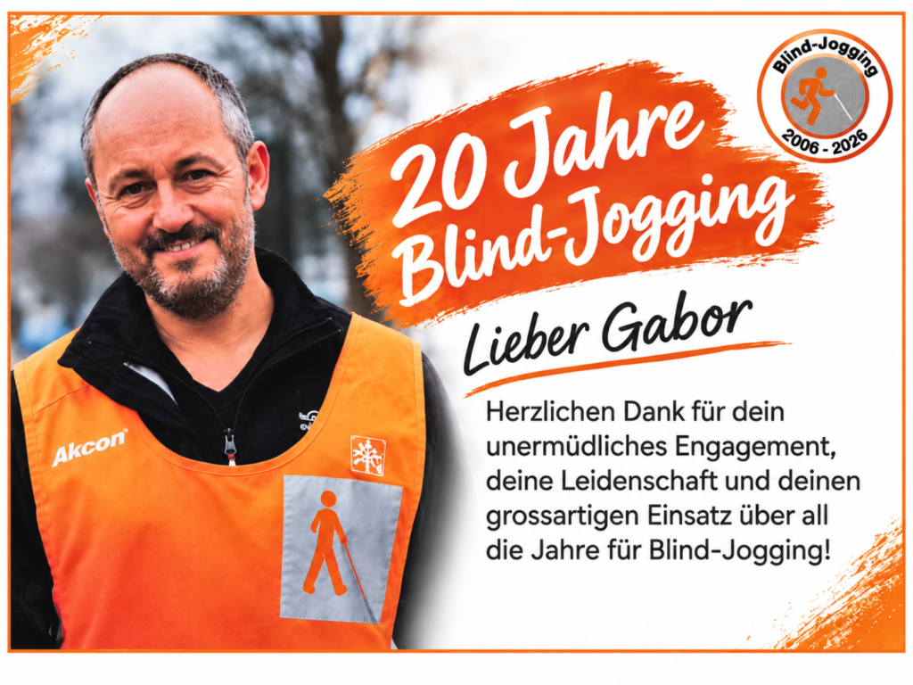 20. Jubiläumsfest Blind-Jogging - Gutschein für Praesident