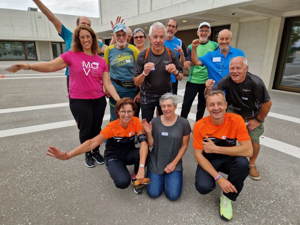 Teamfoto am Workshoptag bei PluSport