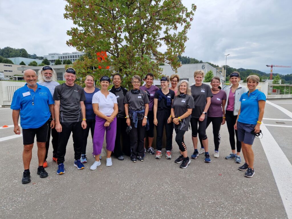 Teamfoto am Workshoptag bei PluSport