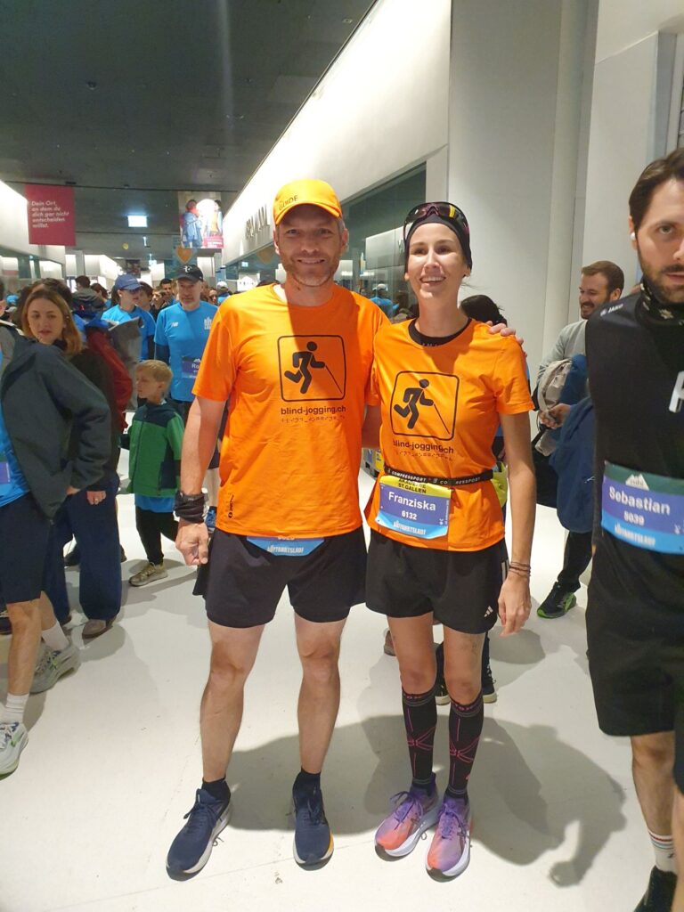 Auffahrtslauf 2026: Frankziska und Guide Rico, Selbstportrait