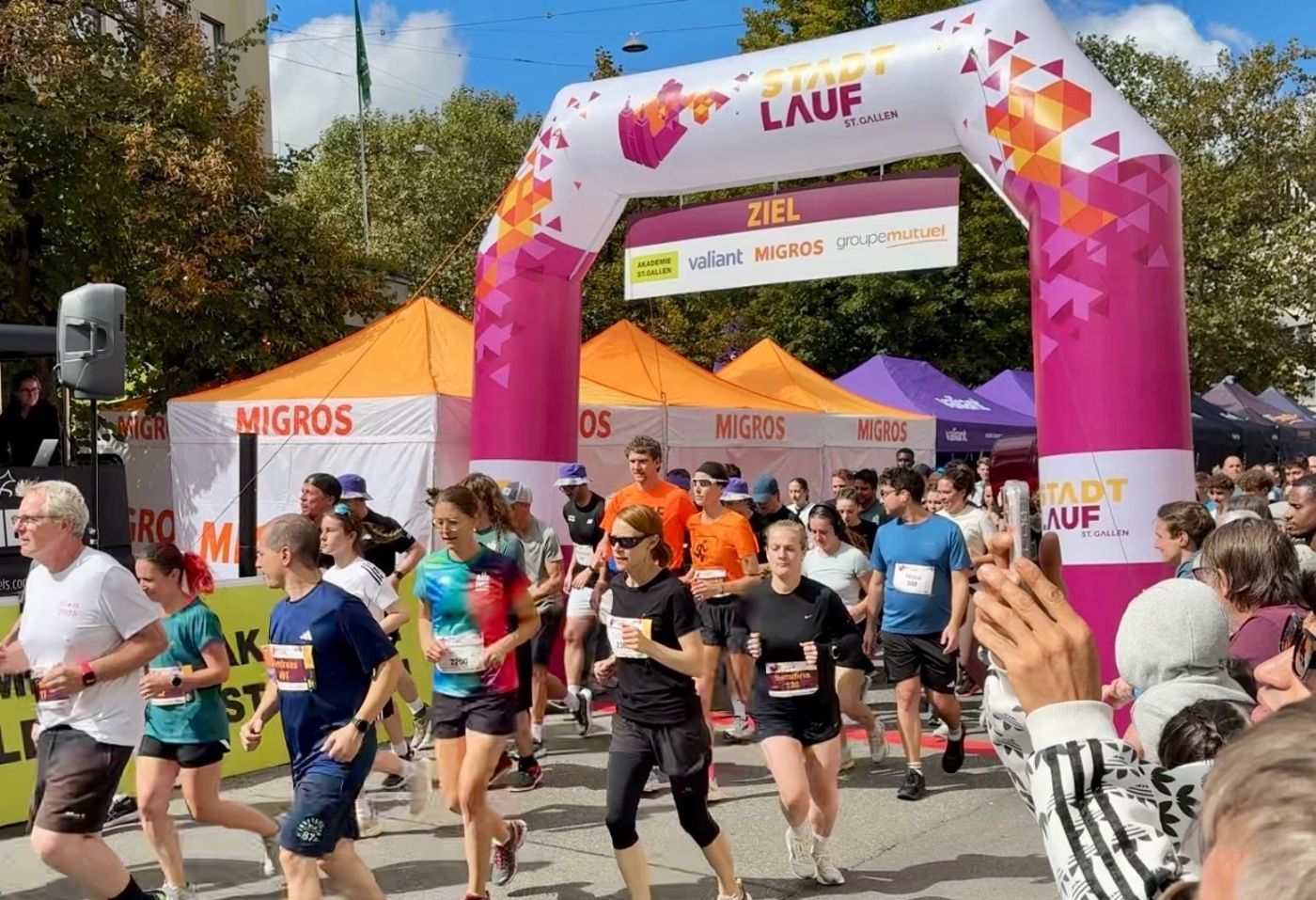 Start des St. Gallen Stadtlauf