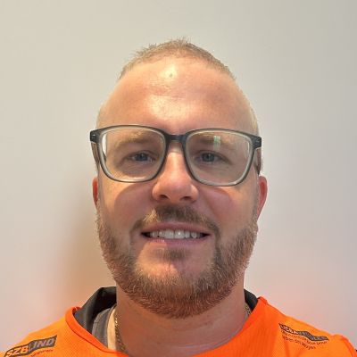 Portraitbild von Alain G., Blindenguide in Bern