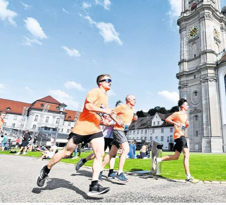 Läuferinnen und Läufer am St. Galler Auffahrtslauf 2022