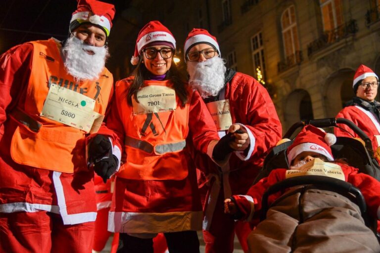Tanja mit Guide Nicola und Familie am Santarun 2025