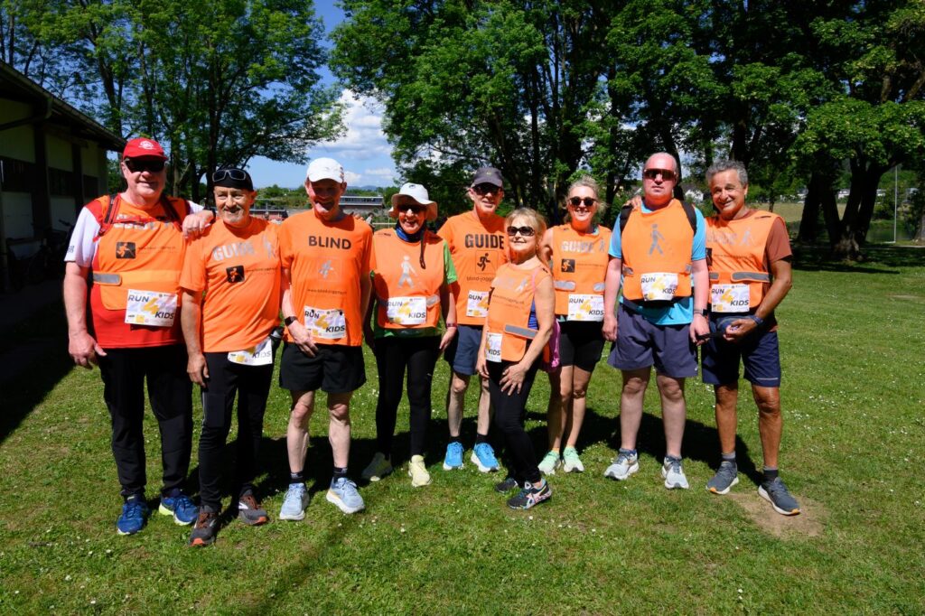 Run4kids 2026: Blind-Jogging Teamfoto